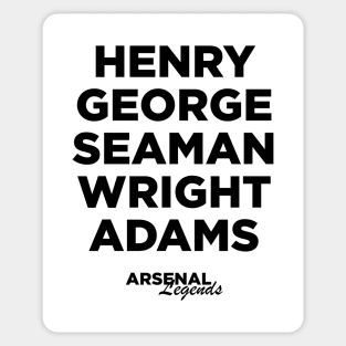 Arsenal Legends Sticker
